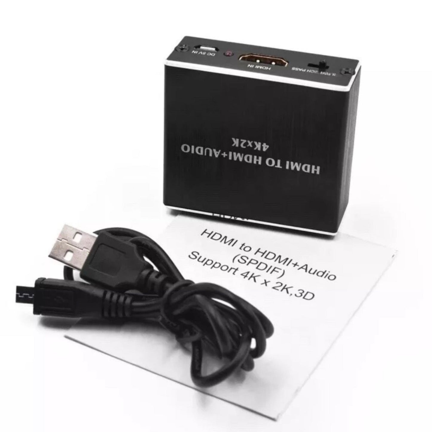 4K*2K 3D HDMI Audio Extractor Converter Konverter zu Optical AUX - Game-Kiosk