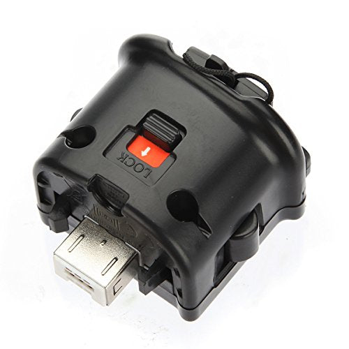 Adapter für Motion Plus Sensor Beschleuniger Nintendo-Wii Controller Fernbedienung (schwarz)