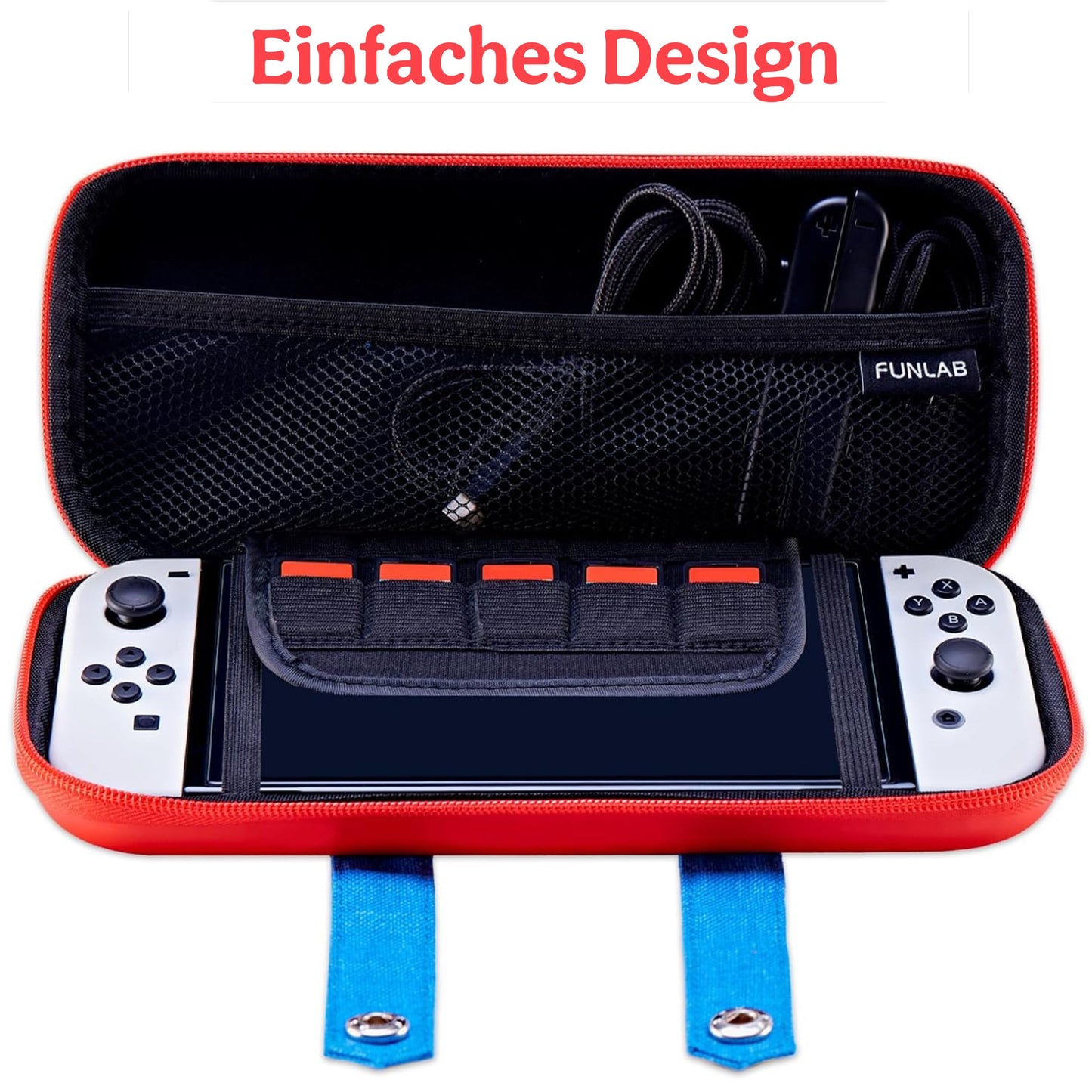 Tragetasche Hosenträger-Design für Nintendo Switch / Lite / OLED - Game-Kiosk