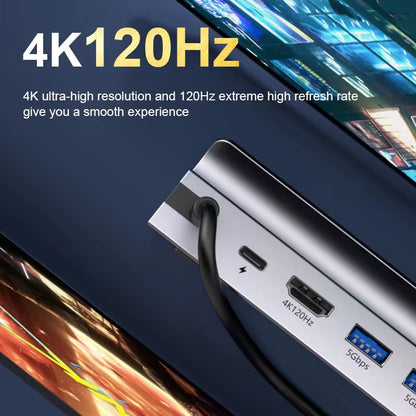 4K 120Hz 6-in-1-Dockingstation für Steam Deck / Rog Ally / Lenovo Legion / iPad