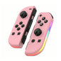 Joypad (L/R) kompatibel mit Switch, Gamepad Controller mit LED/Turbo/Wake-up/Screenshot/Bewegungssteuerung - Pink