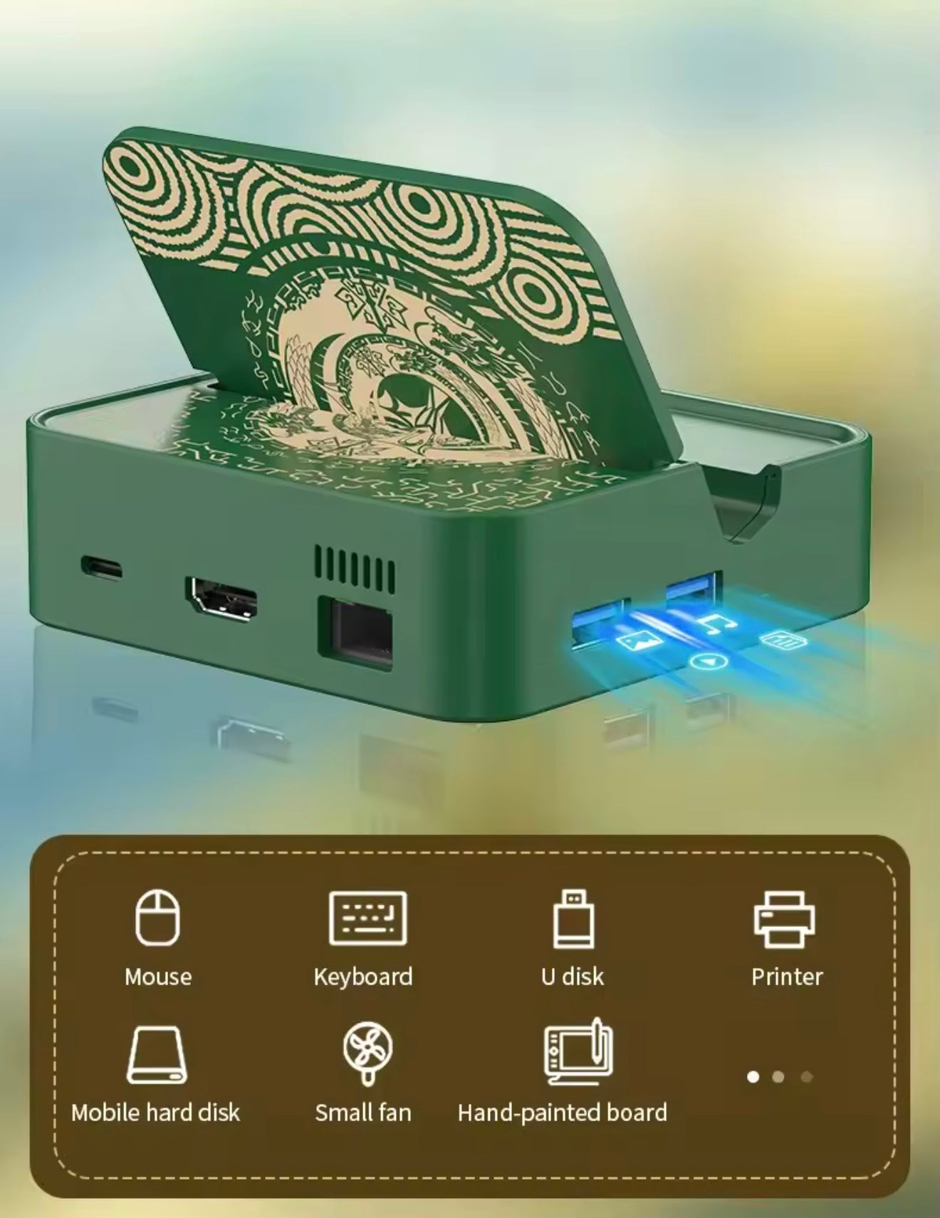 6-in-1 Docking Station 4K für Nintendo Switch / OLED - Game-Kiosk