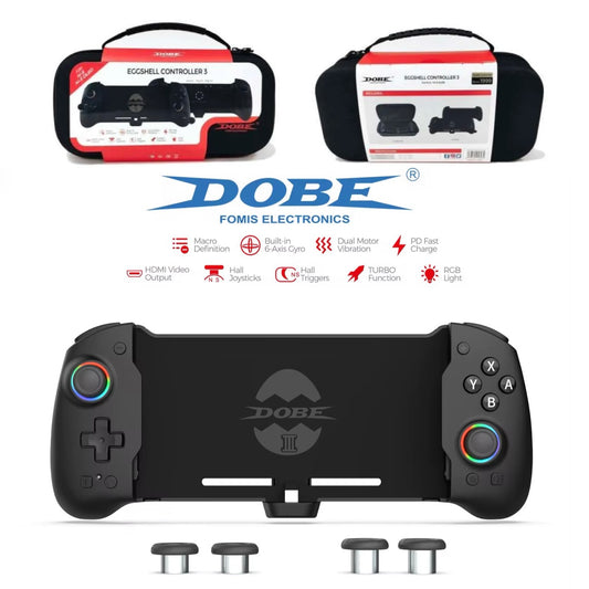 DOBE V3 Eggshell Pro Hall High-End Controller für Nintendo Switch / OLED Macro Turbo LED HDMI Docking Case