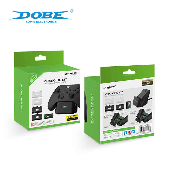 TYX-0607X Ladestation für Xboxes Serie X/S Wireless Controller 4800mAh Akku für Xboxes Ein X/S Ladekabel