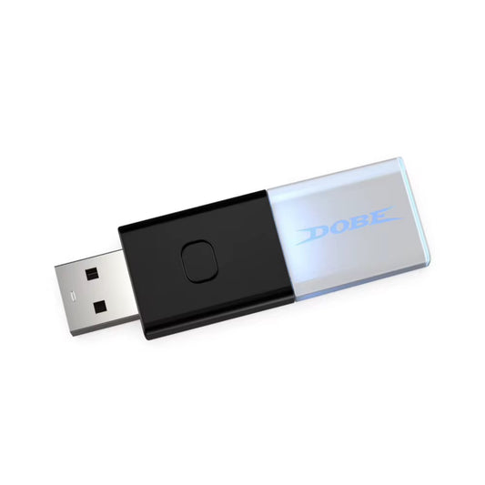 DOBE Bluetooth 5.0 USB Adapter für Controller – PS5, PS4, Xbox & Nintendo Switch – Wireless Gamepad Empfänger für PC & Konsole