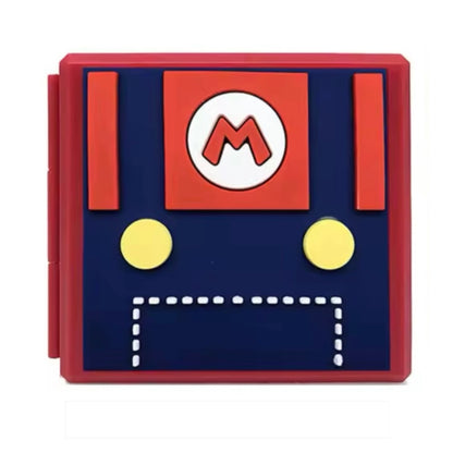 Spielkartenetui Case Hosenträger für Nintendo Switch 12 Spielkarten & Micro SD - Game-Kiosk