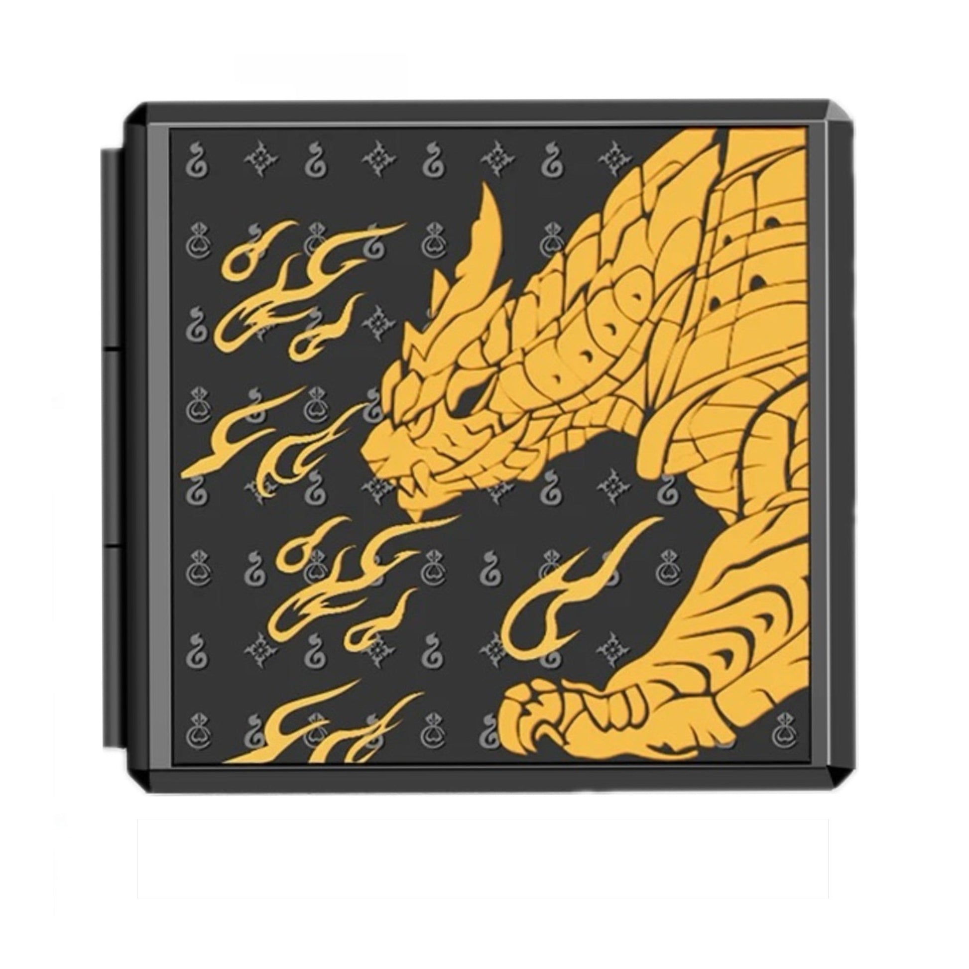 Spielkartenetui Case Schwarz-Gold für Nintendo Switch 12 Spielkarten & Micro SD - Game-Kiosk