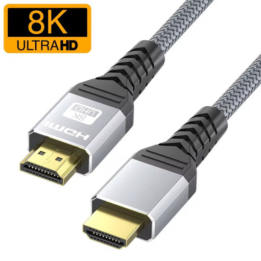 8K HDMI-Kabel (1,5 m) – HDMI 2.1 Geflochtenes Nylon - Game-Kiosk