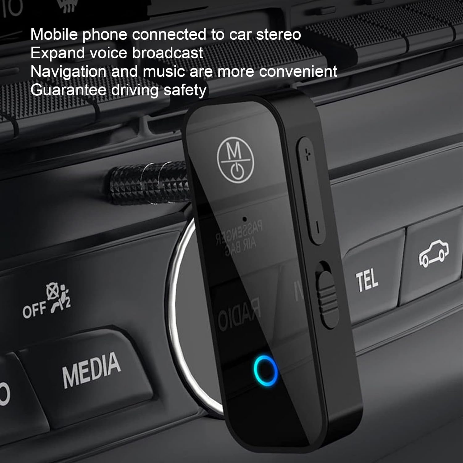 Bluetooth 5.1 AUX Akku Adapter Sender / Empfänger - Game-Kiosk