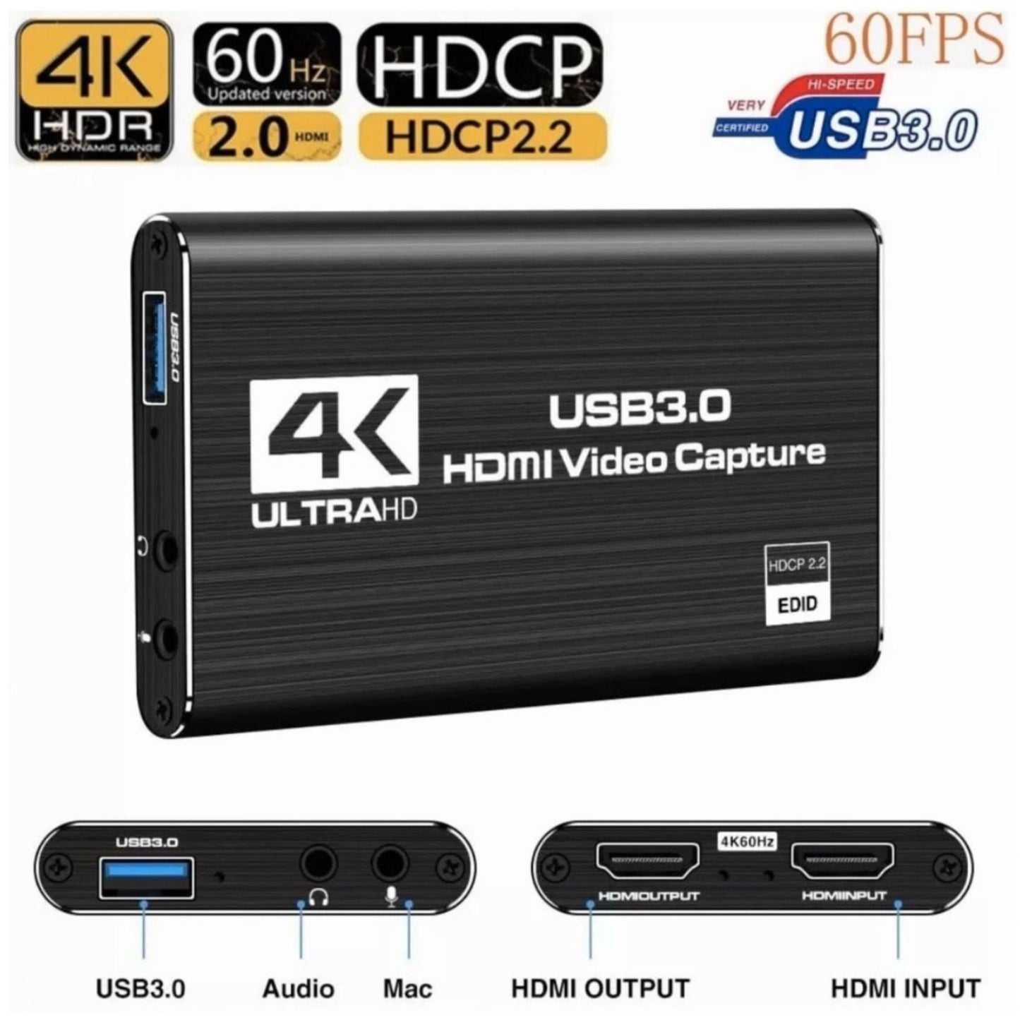 4K HDMI Video Capture Live-Streaming-Recorder - Game-Kiosk