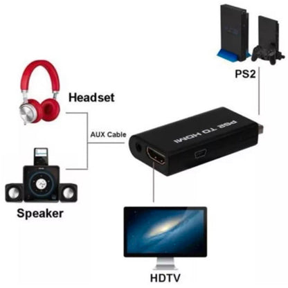 PS2 zu HDMI Adapter für PlayStation 2 to HDTV - Game-Kiosk