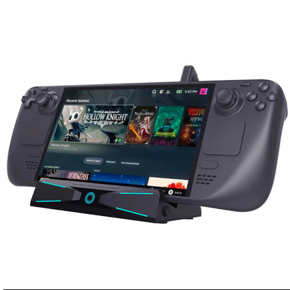 Docking Station mit LED für Steam Deck 100W 4K 30HZ HDMI USB 3.0 OLED - Game-Kiosk
