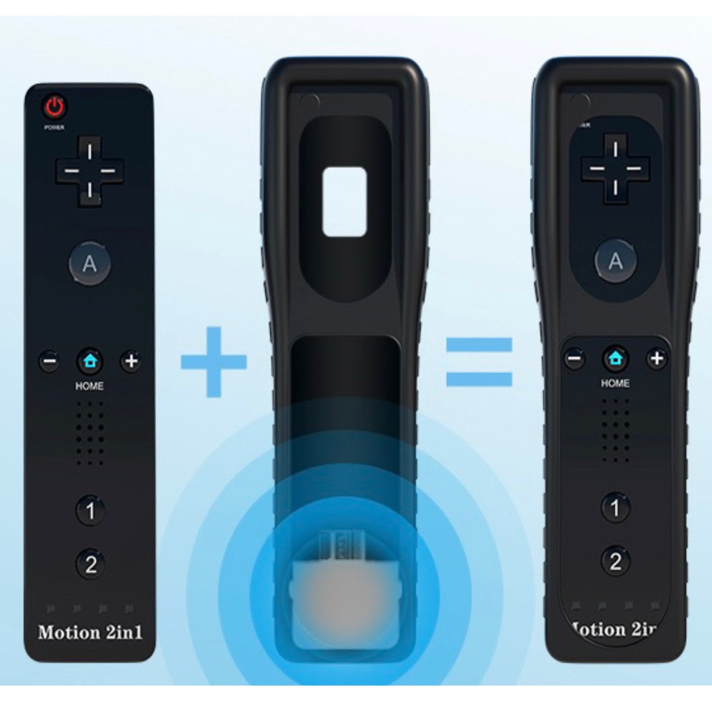 Controller für Nintendo Wii/U Konsole mit Motion Plus & Nunchuck Set - Game-Kiosk