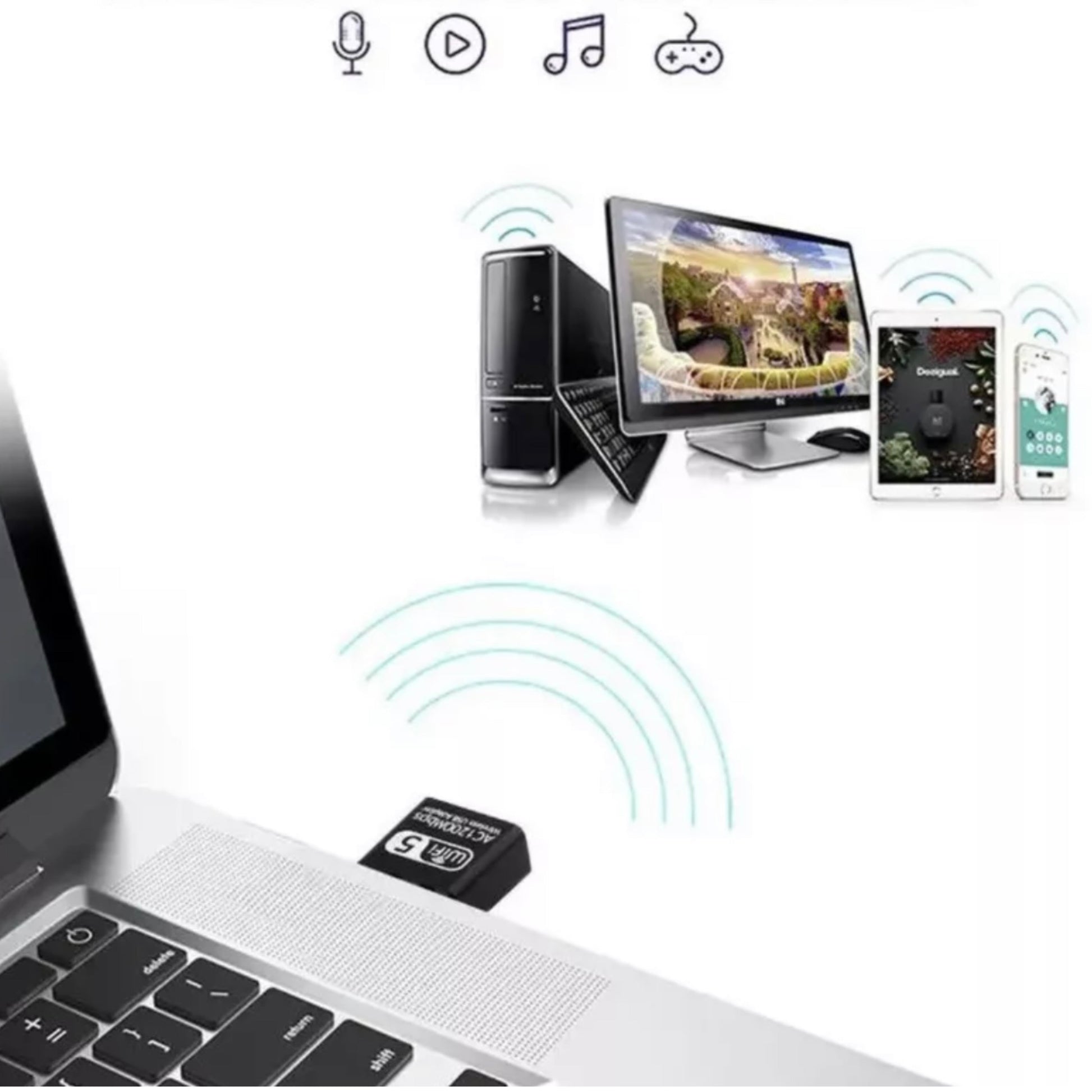 USB-WLAN-Stick AC 1300 - Game-Kiosk