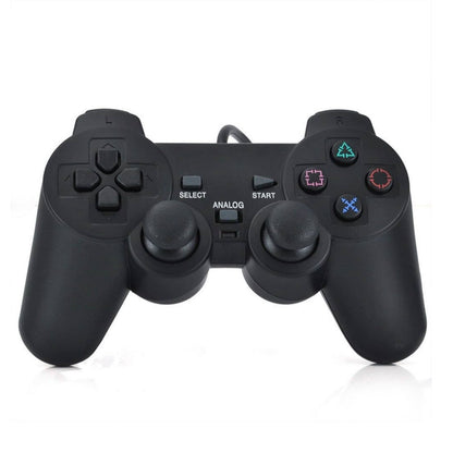 Kabelgebundener Controller für PS1/PS2 - Schwarz