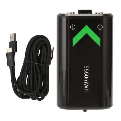 Akku für Xbox One - Series S/X Controller Batterie Pack 5550mWh inklusive 3m Kabel