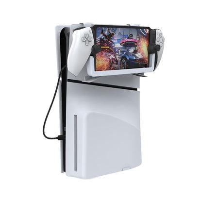 PlayStation 5 / PS Portal Ladestation Halterung Ständer mit magnetischen Ladekabel