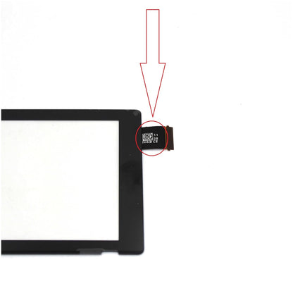 Touchscreen Display Scheibe Ersatzglas V2 für Nintendo Switch (mit QR Code) + Klebestreifen Rahmen