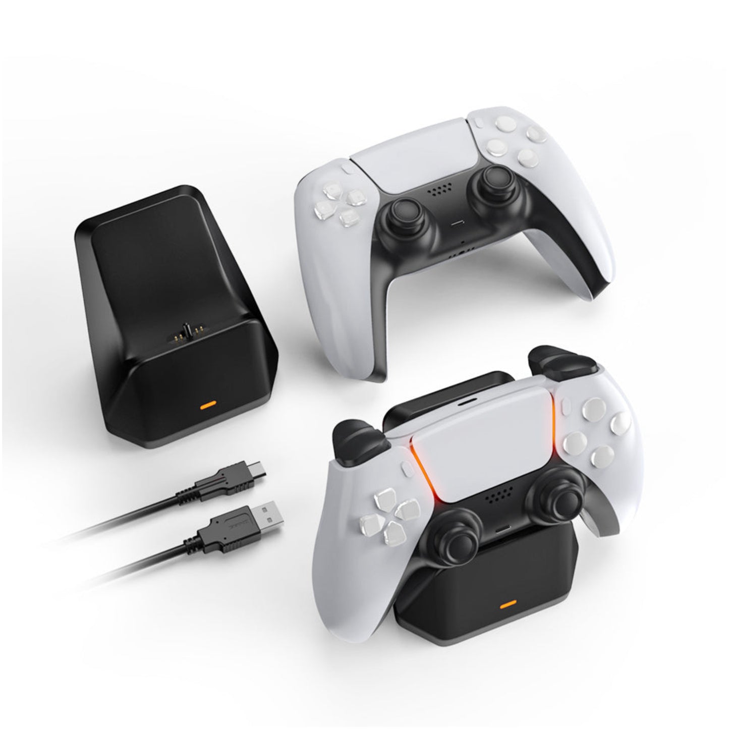 Dobe PlayStation 5 DualSense Controller-Ladestation PS5 inkl. Kabel USB Typ-C