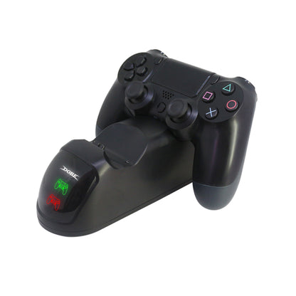 DOBE Ladestation für zwei Playstation 4/PS4 Slim/PS4 Pro DualShock Controller mit LED-Statusanzeige & Ladekabel