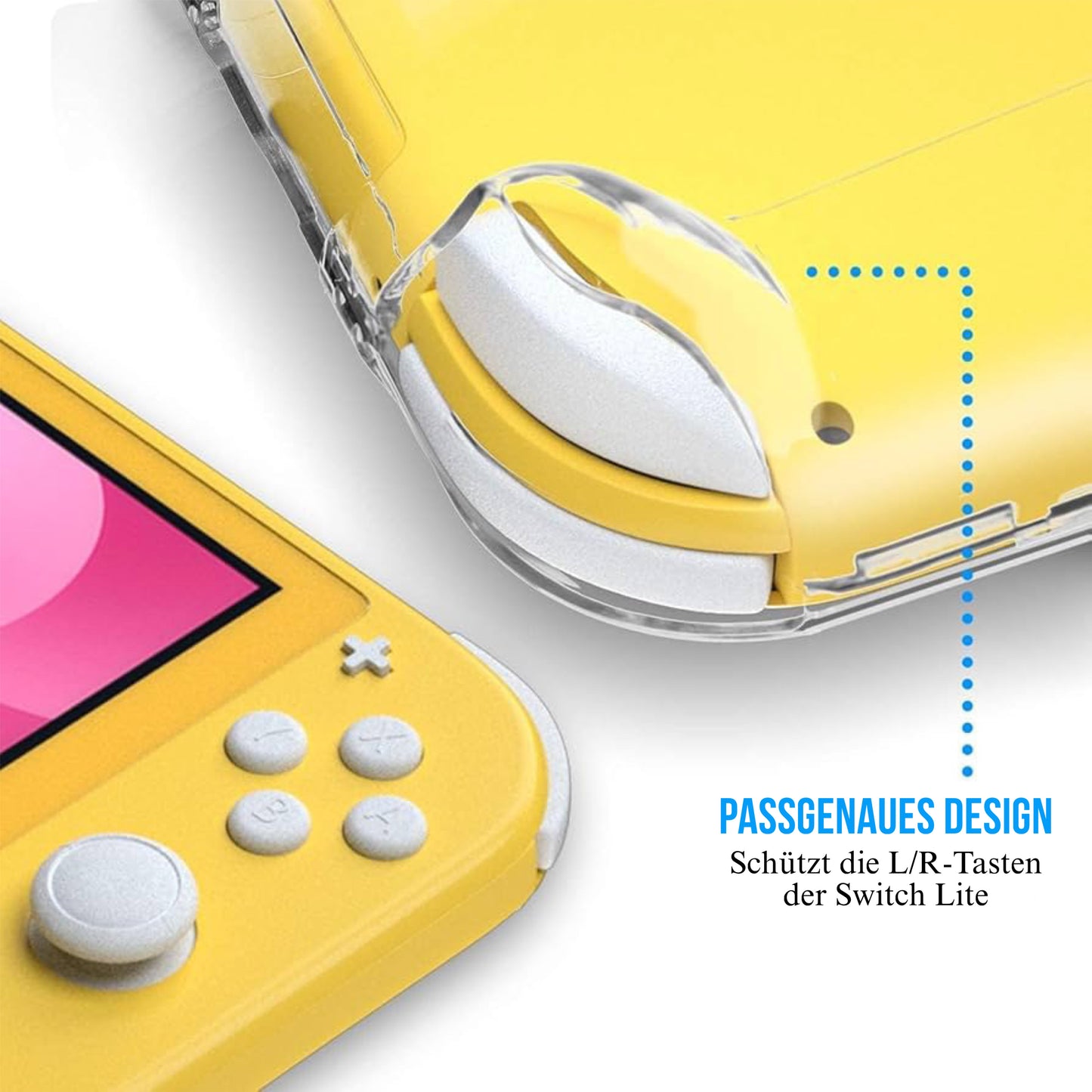 Schutzhülle für Nintendo Switch Lite Transparent - Crystal Case