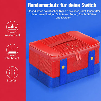 Tragetasche - Schutzhülle für Nintendo Switch / Lite & OLED Konsole & Zubehör Tasche Super Mario Style