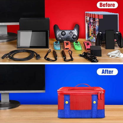 Tragetasche - Schutzhülle für Nintendo Switch / Lite & OLED Konsole & Zubehör Tasche Super Mario Style