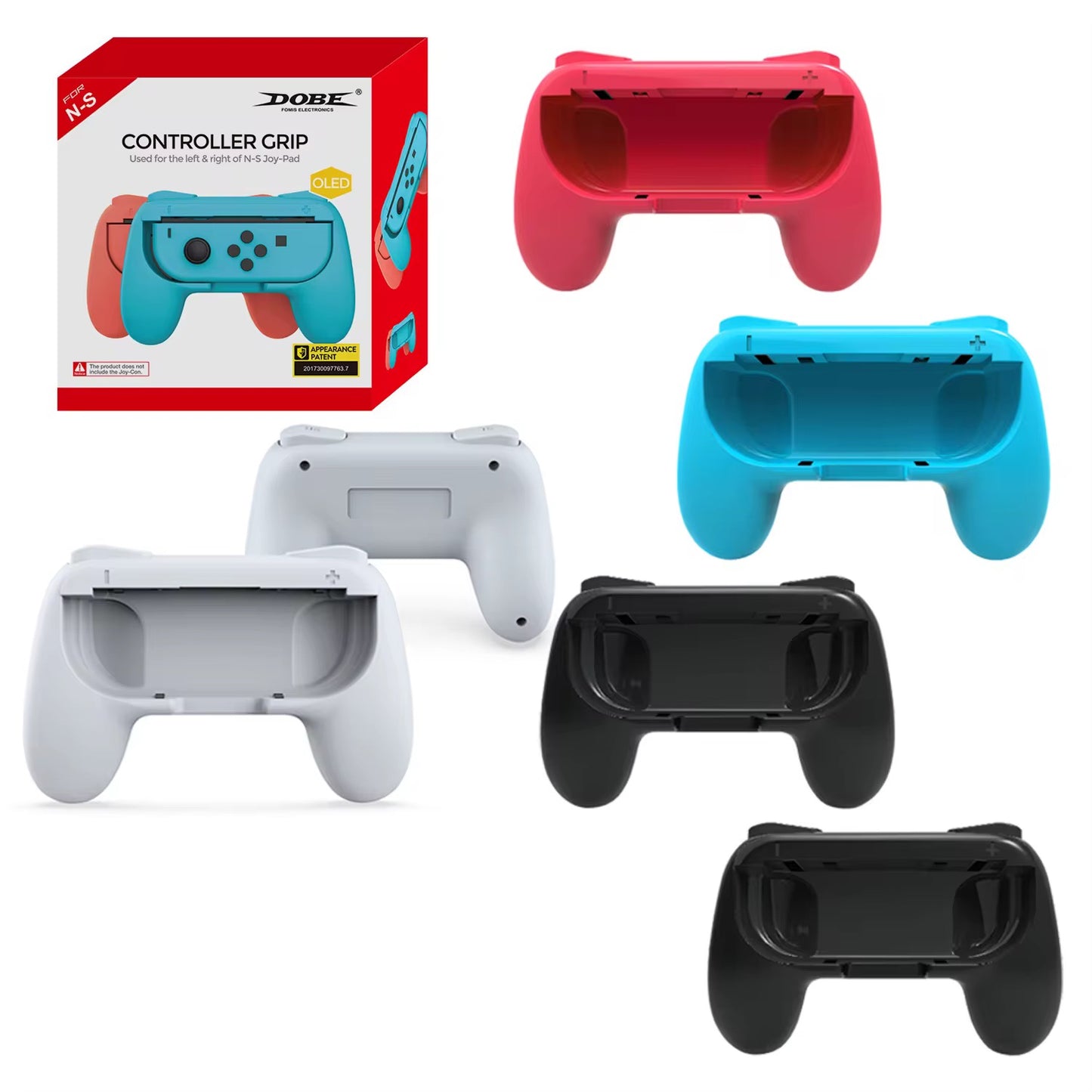 Joy-Con Controller Griffe für Nintendo Switch / OLED Joy-Cons (2 Stück) mit SL/SR Tasten