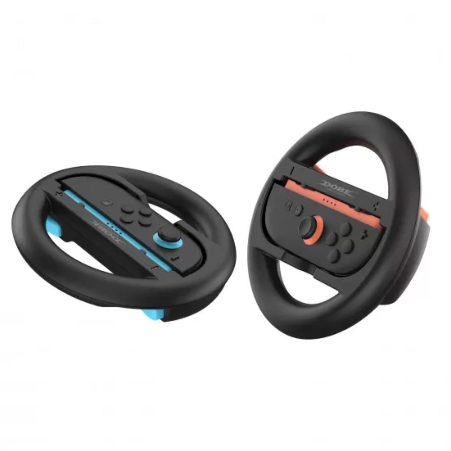 DOBE Racing Lenkrad Set für Nintendo Switch / OLED / Switch 2 Joy-Pad–Controller Wheel Griffe mit Erweiterungsschienen (2 Stück)
