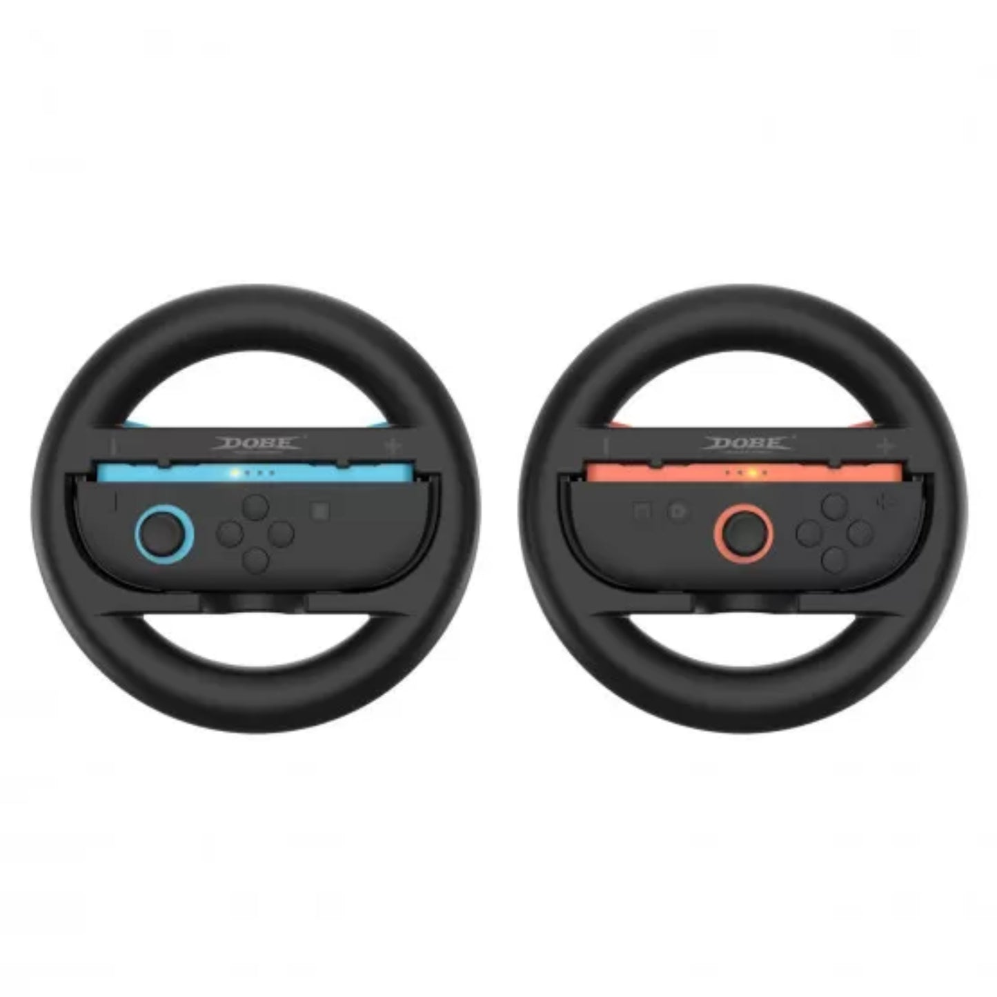 DOBE Racing Lenkrad Set für Nintendo Switch / OLED / Switch 2 Joy-Pad–Controller Wheel Griffe mit Erweiterungsschienen (2 Stück)