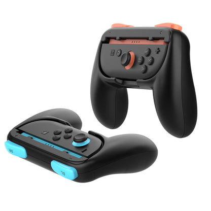 DOBE Controller Grip Set für Nintendo Switch / OLED / Switch 2 Joy-Con Handgriffe mit Erweiterungsschienen (2 Stück)