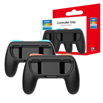 DOBE Controller Grip Set für Nintendo Switch / OLED / Switch 2 Joy-Con Handgriffe mit Erweiterungsschienen (2 Stück)