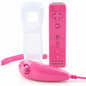 Pinker Controller-Set für Nintendo Wii und Wii U mit Motion Plus und Nunchuck