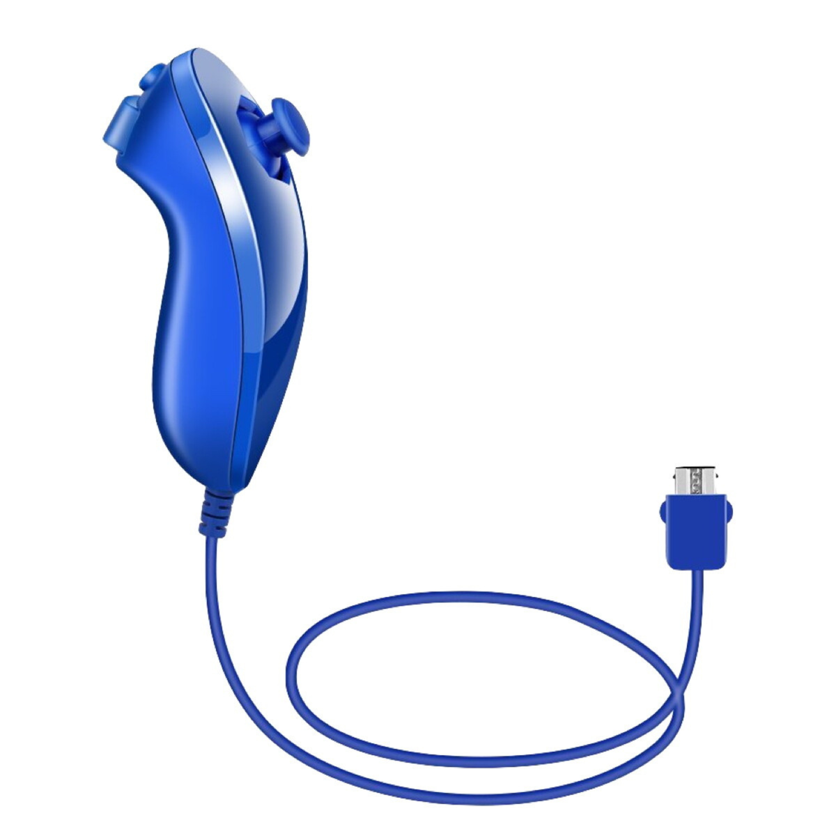 Blauer Nunchuck Controller für Nintendo Wii und Wii U