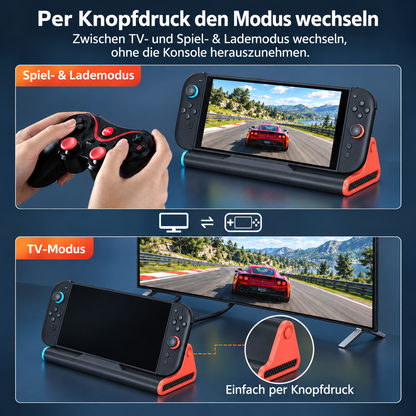 Dockingstation für Nintendo Switch 2 | Switch & OLED mit HDMI 4K, Gigabit-LAN & USB 3.0
