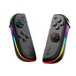 Joypad V2.0 TMR-Hall Effect Joystick (L/R) kompatibel mit Nintendo Switch / OLED, Gamepad Controller mit LED/Turbo/Wake-up/Screenshot/Six Axis - Schwarz