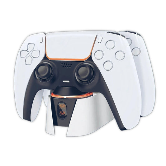 Ladestation für PlayStation 5 Controller in modernem Design mit Platz für zwei Controller