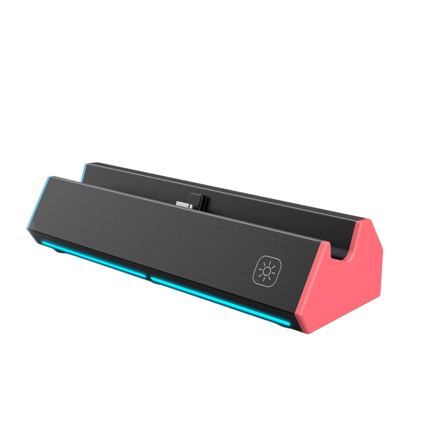Stylische Nintendo Switch Dockingstation mit RGB-Beleuchtung und schlankem Design für Gamer