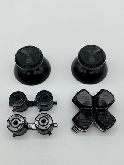 PlayStation 5 DualSense PS5 Controller Stick Thumbstick Joystick Kappen Knöpfe Alu Metall
